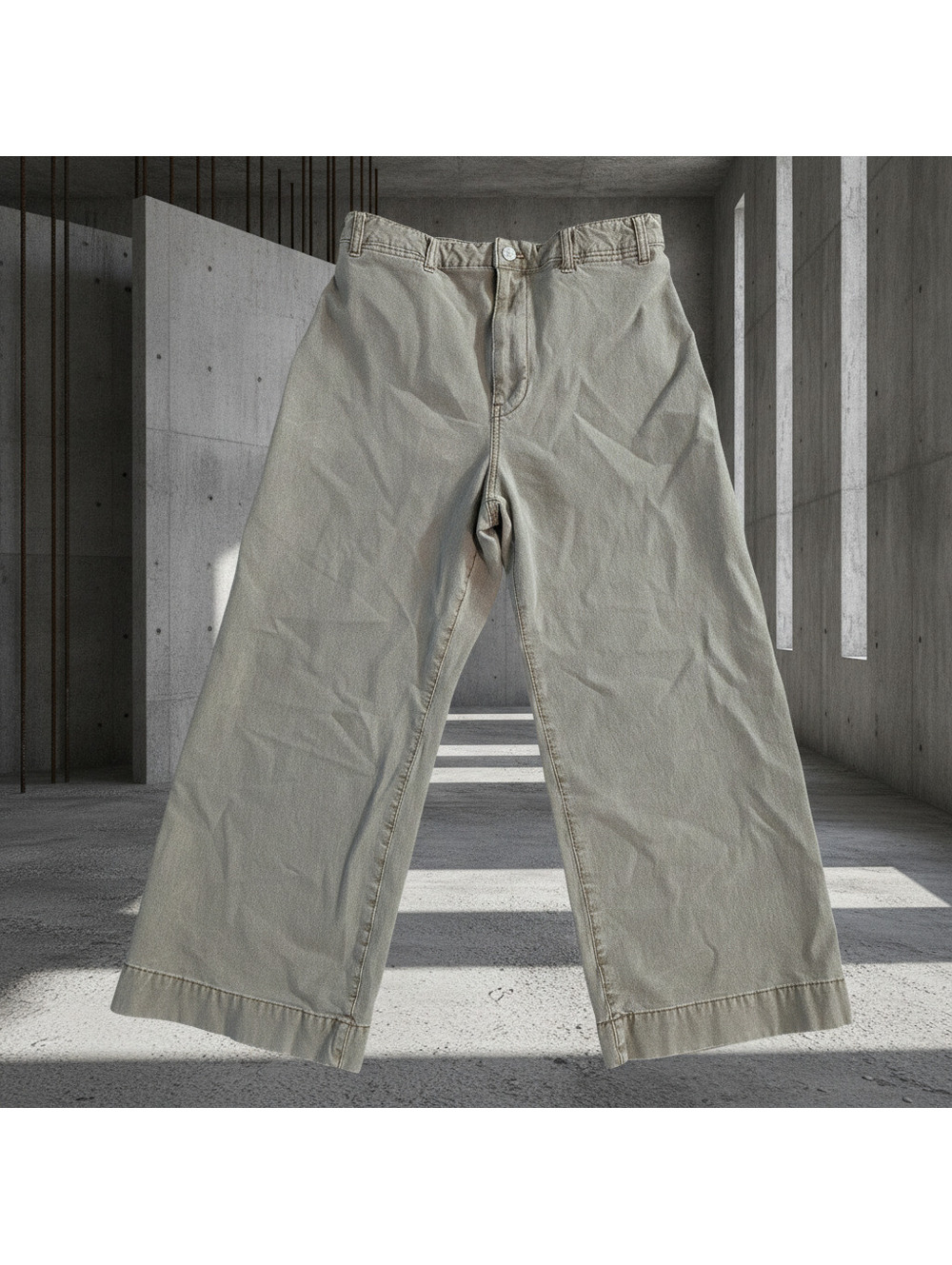 Pilcro Wide Leg Khaki Pants 31 Waist Casual